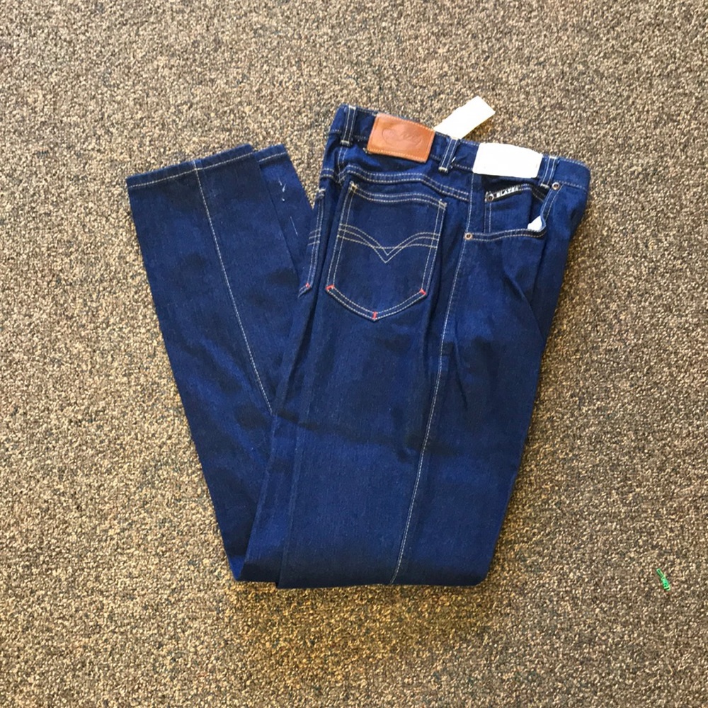 Vintage 70’s 80’s NWT Blaze Jeans New Old Stock High Waisted Blue Jeans Jagger